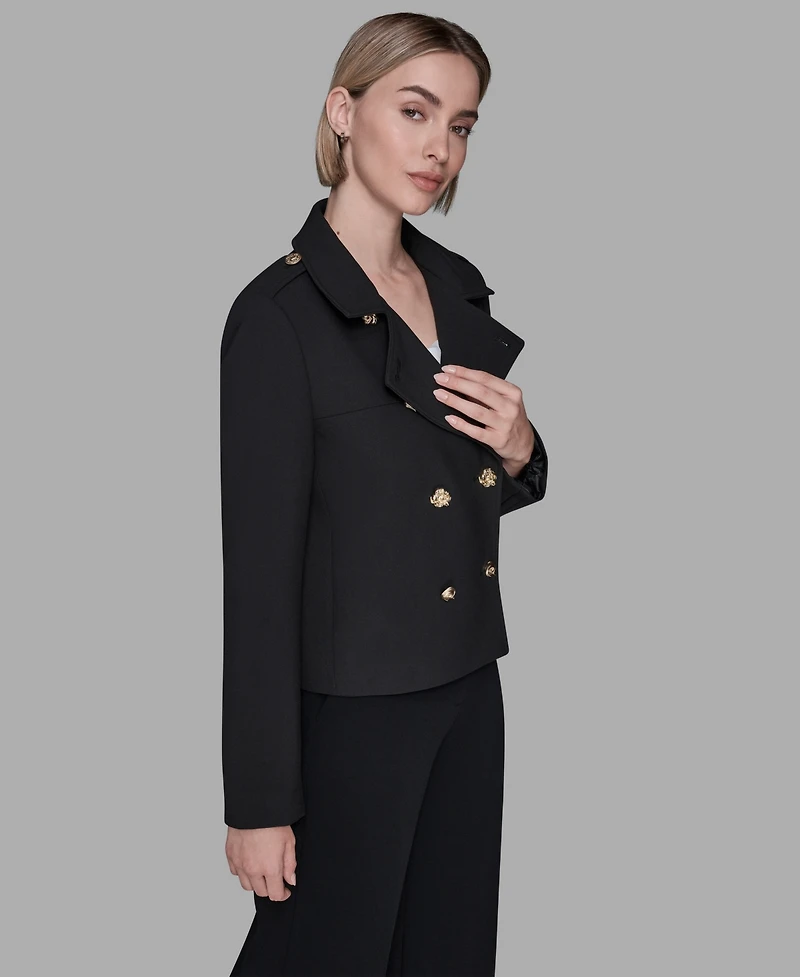 Karl Lagerfeld Paris Women's Double-Breasted Jacket