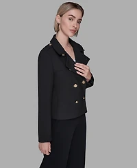 Karl Lagerfeld Paris Women's Double-Breasted Jacket