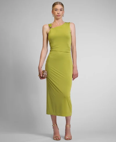 Rachel Roy Women's One Shoulder Midi Dress