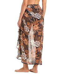 Bleu by Rod Beattie Women's Moddy Blooms Printed Sarong