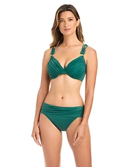 Bleu by Rod Beattie Women's La Cote Dazur Macrame Detail Swim Bra