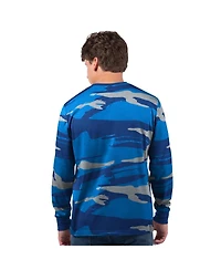 Starter Men's Royal Indianapolis Colts Thursday Night Gridiron Vintage Logo Long Sleeve T-Shirt