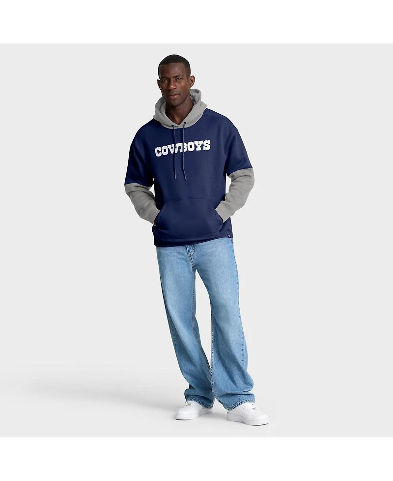 Fanatics Men's Navy Dallas Cowboys Helmet Pullover Hoodie