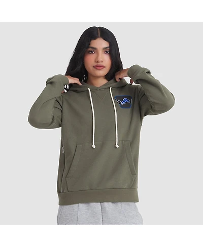 Nike Women's Olive Detroit Lions 2025 Salute to Service Sideline Standard Issue Dri-fit Hoodie