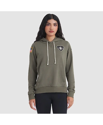 Nike Women's Olive New Orleans Saints 2025 Salute to Service Sideline Standard Issue Dri-fit Hoodie