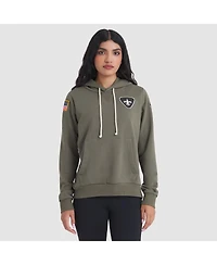 Nike Women's Olive New Orleans Saints 2025 Salute to Service Sideline Standard Issue Dri-fit Hoodie