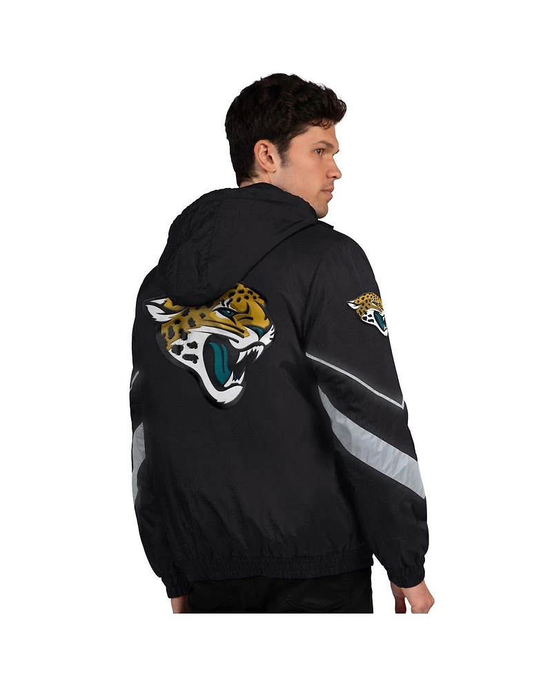 Starter Men's Black/Teal Jacksonville Jaguars Thursday Night Gridiron Full-Zip Jacket