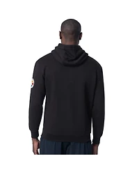 Starter Men's Black Pittsburgh Steelers Thursday Night Gridiron Hoodie
