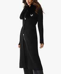 True Religion Women's polyester Duster Cardigan