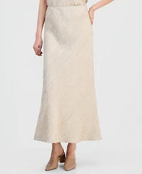 Eileen Fisher Women's Silk Textured Pull-On Skirt