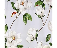 Rlf Home Magnolia Ruffled Provance Valance 3inch Rod Pocket