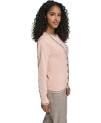 Tommy Hilfiger Women's V-Neck Long-Sleeve Cardigan Set
