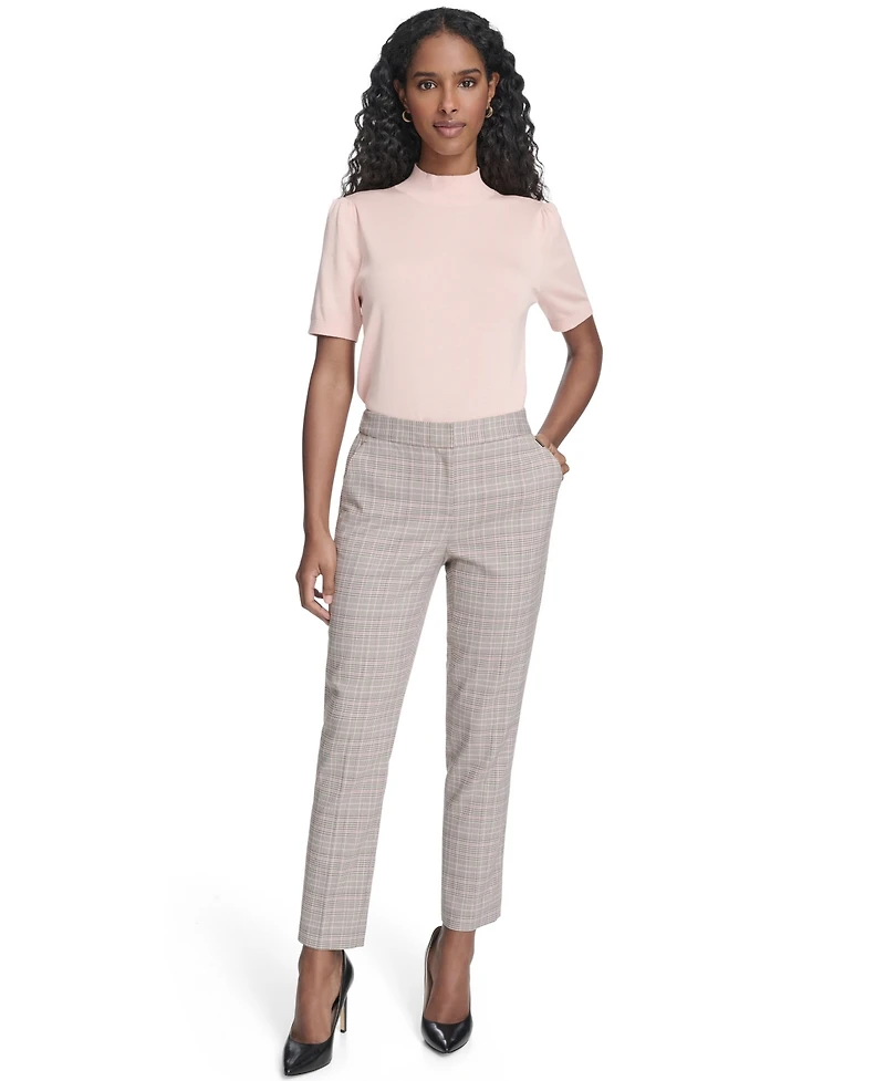 Tommy Hilfiger Women's Plaid Sloane Ankle Pants