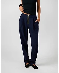 WeWoreWhat-Women's Zip Front Trouser