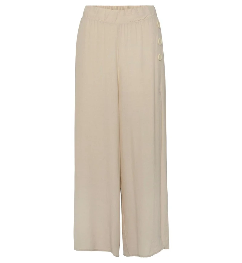Lascana Women's Side Slit Wide Leg Pants