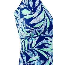 Lascana Women's Tropical Print Underwire Tankini Swimsuit Top