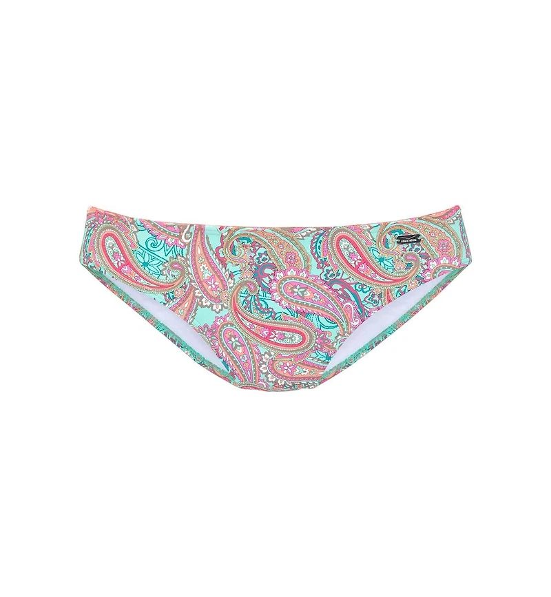 Lascana Women's Paisley Print Classic Bikini Swimsuit Bottom