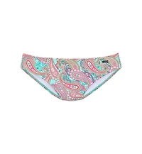 Lascana Women's Paisley Print Classic Bikini Swimsuit Bottom