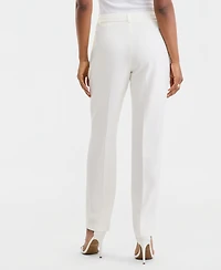 Kasper Women's Stretch Crepe High-Rise Straight Pants