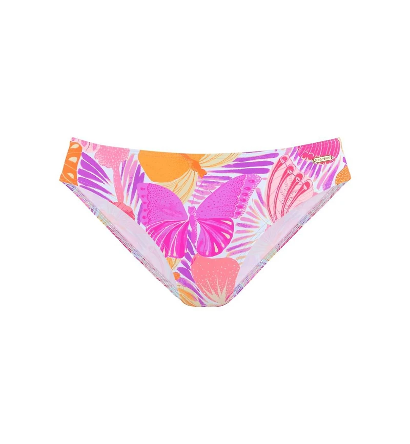 Lascana Women's Butterfly Print Classic Bikini Swimsuit Bottom