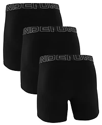 Under Armour Men's 3-Pack Cotton Performance Solid 6" Boxer Briefs