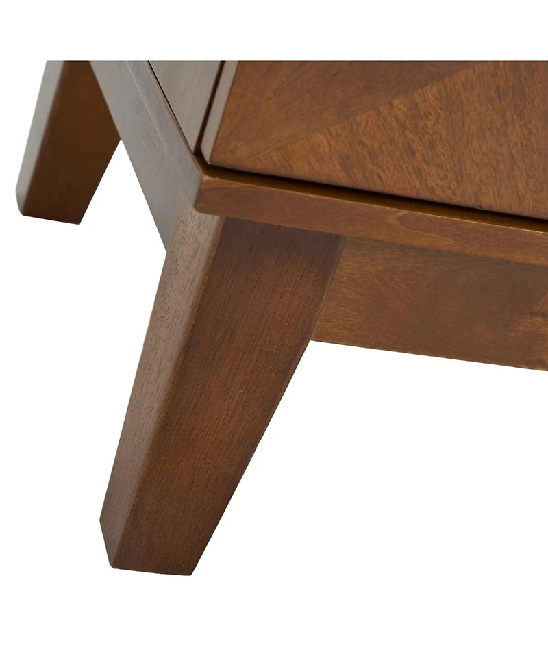 Abraham Mid-century 60" Solid Wooden Legs Sideboard