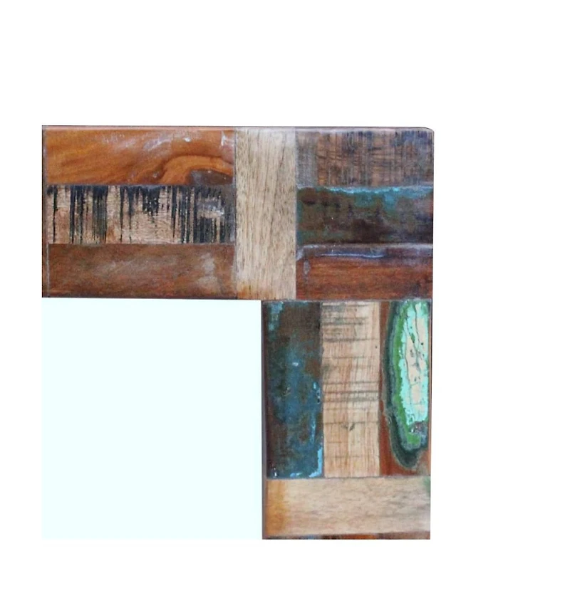 vidaXL Mirror Solid Reclaimed Wood 31.5"x19.7"