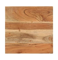 vidaXL Side Table 13.8"x13.8"x21.7" Solid Wood Acacia