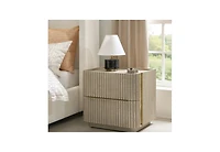 Z Gallerie Arden Travertine Table Lamp