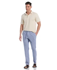 Cubavera Men's Linen-Blend Drawstring Pants