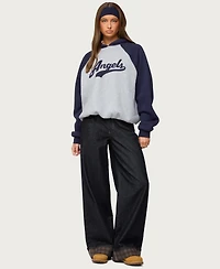 Edikted Women's Angels Raglan Oversized Hoodie