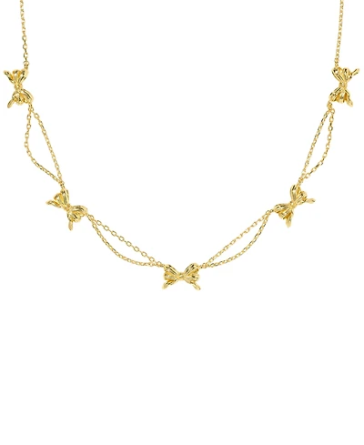 Kendra Scott 14k Gold Plated Bow Strand Necklace