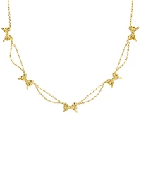 Kendra Scott 14k Gold Plated Bow Strand Necklace