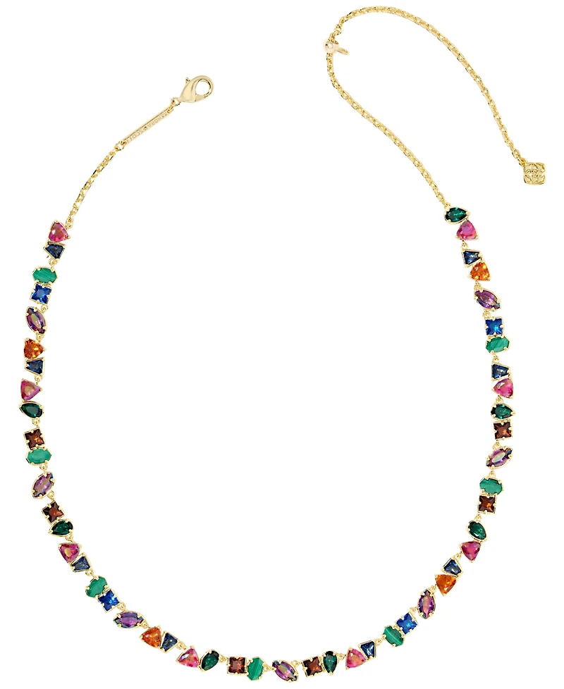 Kendra Scott Malachite Isabelle Tennis Necklace