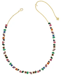 Kendra Scott Malachite Isabelle Tennis Necklace