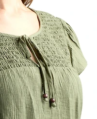 Bcx Junior's Resort Short-Sleeve Top