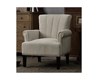 sumyeg Rivet Tufted Polyester Armchair
