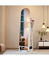 Vlsrka Solid Wood Full Length Mirror