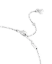 Coach Faux Stone Signature Name Plate Pendant Necklace