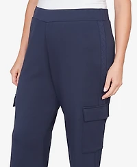 Ruby Rd. Plus Luxe Knit Cargo Ankle Pants