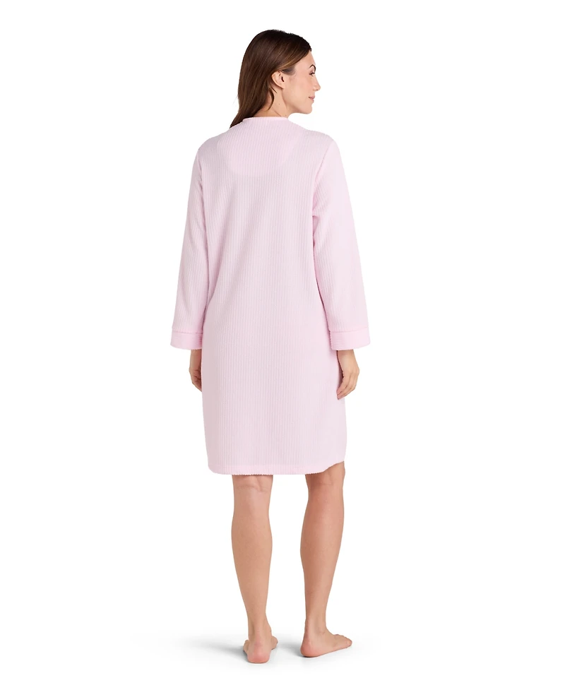 Miss Elaine Women's Long-Sleeves Short Robe