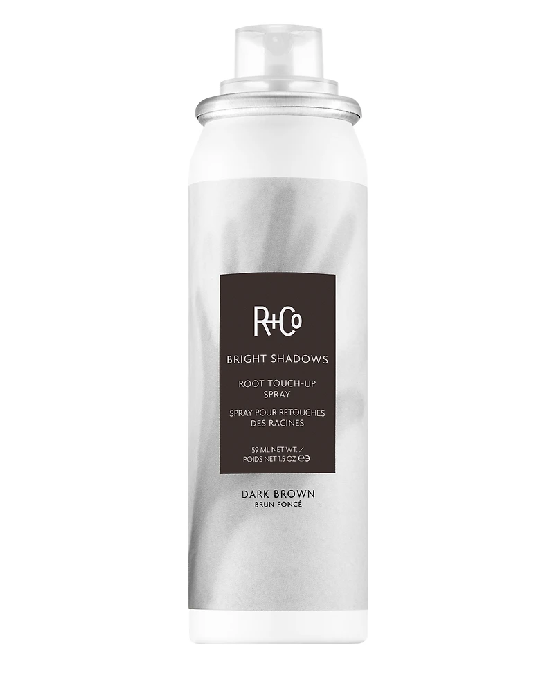 R+Co Bright Shadows Root Dark Brown Touch Up Spray, 1.5 oz.