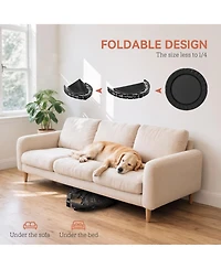 Soozier 40" Foldable Mini Trampoline, Rebounder Trampoline,