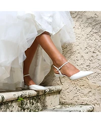 Alterre Women's Amal Customizable Bridal White Stiletto