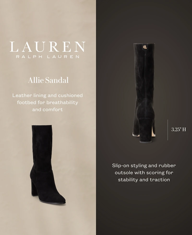 Lauren Ralph Women's Artizan Ii Mid-Shaft Boots