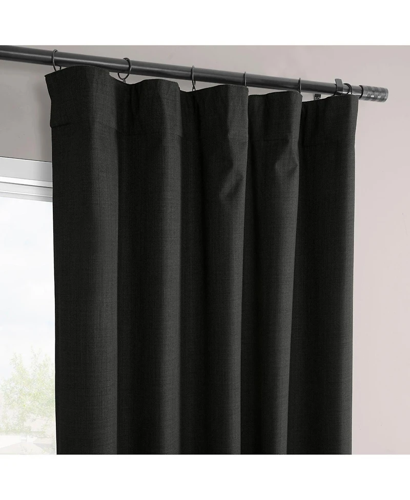 Half Price Drapes Vienna Basic Solid Curtains (2 Panel) Blackout For Bedroom & Living Room