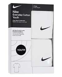 Nike Boys 2Pk Crew Undershirt