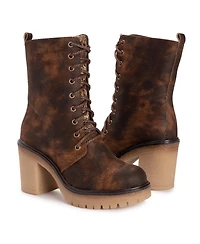 Muk Luks Women's Riser Jazz Heeled Boots