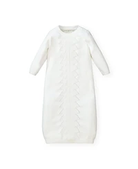 Hope & Henry Baby Boys Sweater Gown and Bonnet Set