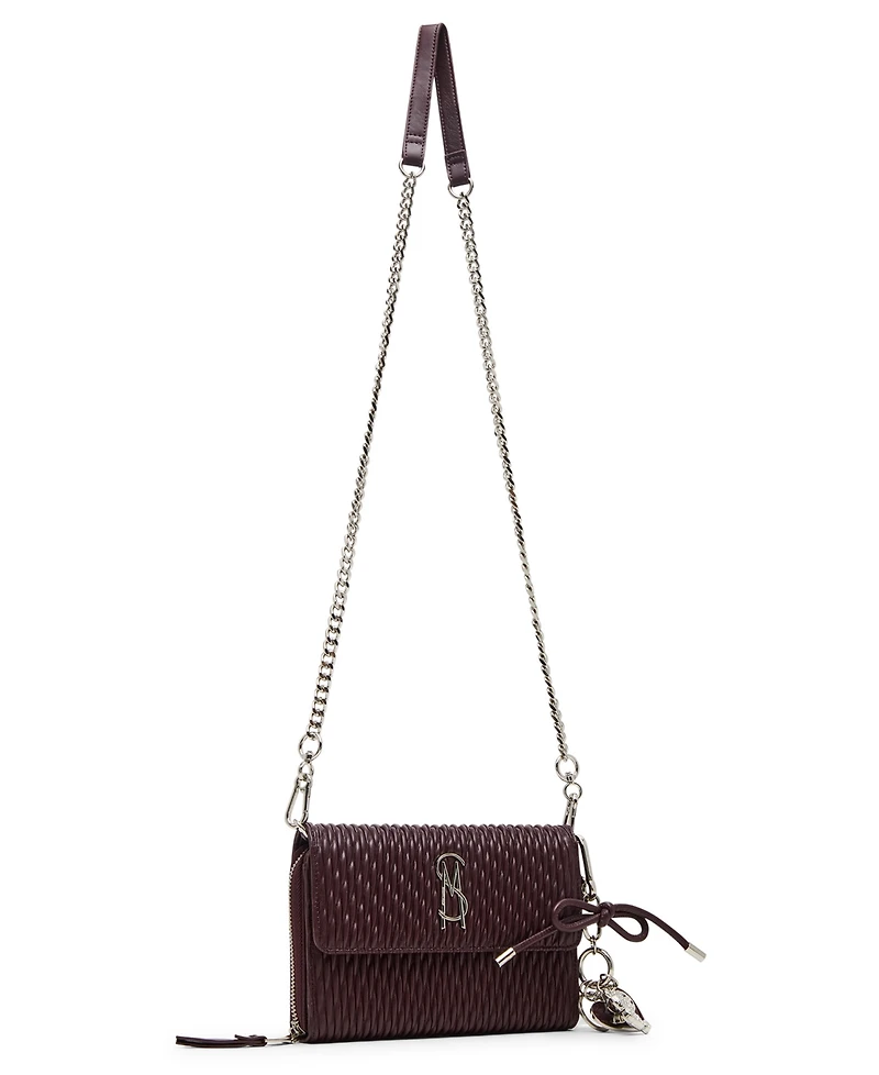 Steve Madden Boxed Carina Matelasse Crossbody Wallet